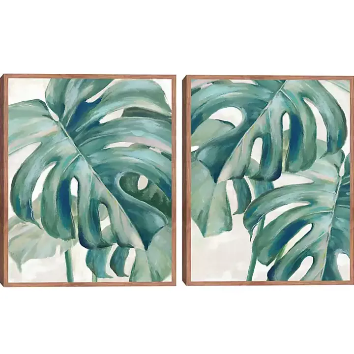 Jungle Symphony Framed Canvas Art Prints, Set of 2