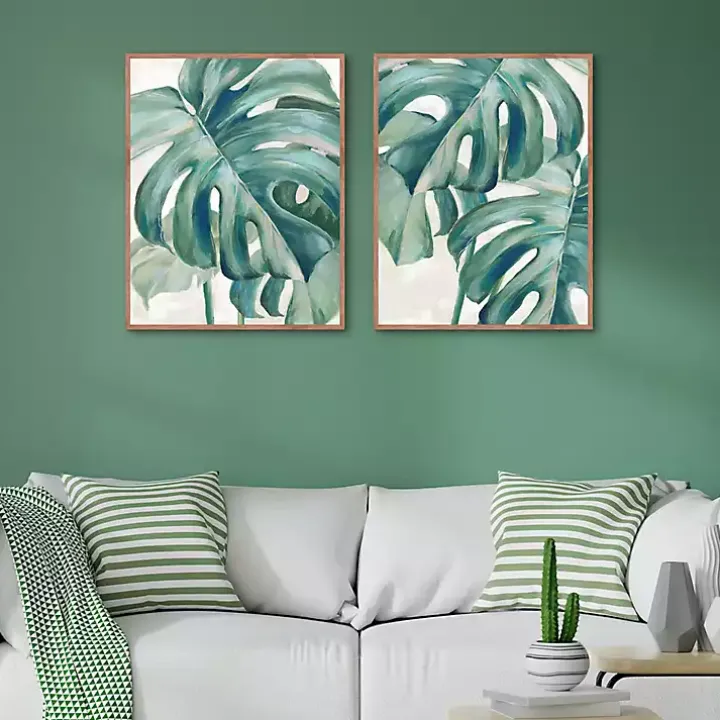 Jungle Symphony Framed Canvas Art Prints, Set of 2