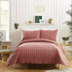 Justina Blakeney Red 3-pc. Full/Queen Quilt Set