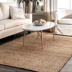 Jute Hand Woven Halsey Area Rug, 4x6