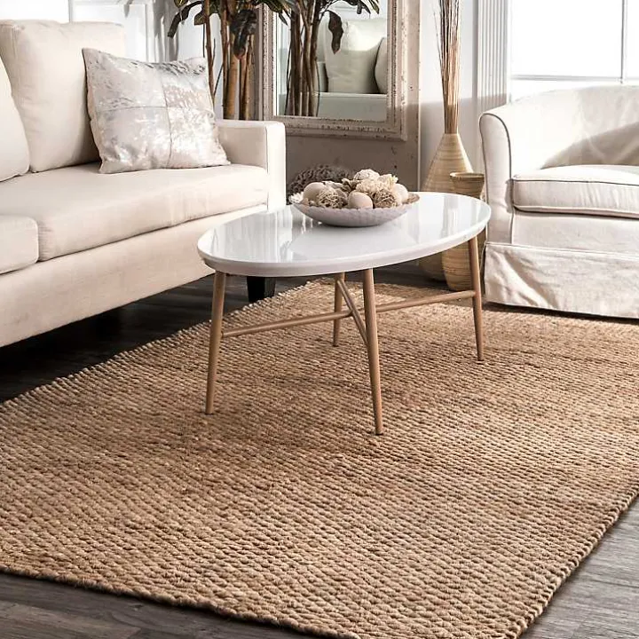 Jute Hand Woven Halsey Area Rug, 4x6