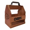 Kansas City Chiefs Wooden Condiment Caddy