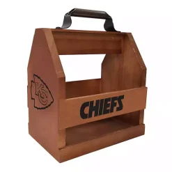 Kansas City Chiefs Wooden Condiment Caddy