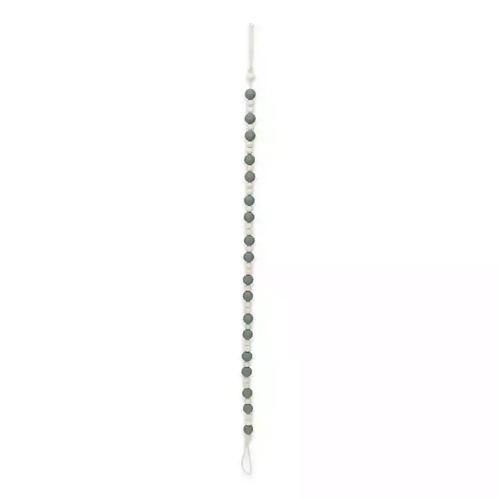 Kara Blue Beaded Wood Decorative Garland