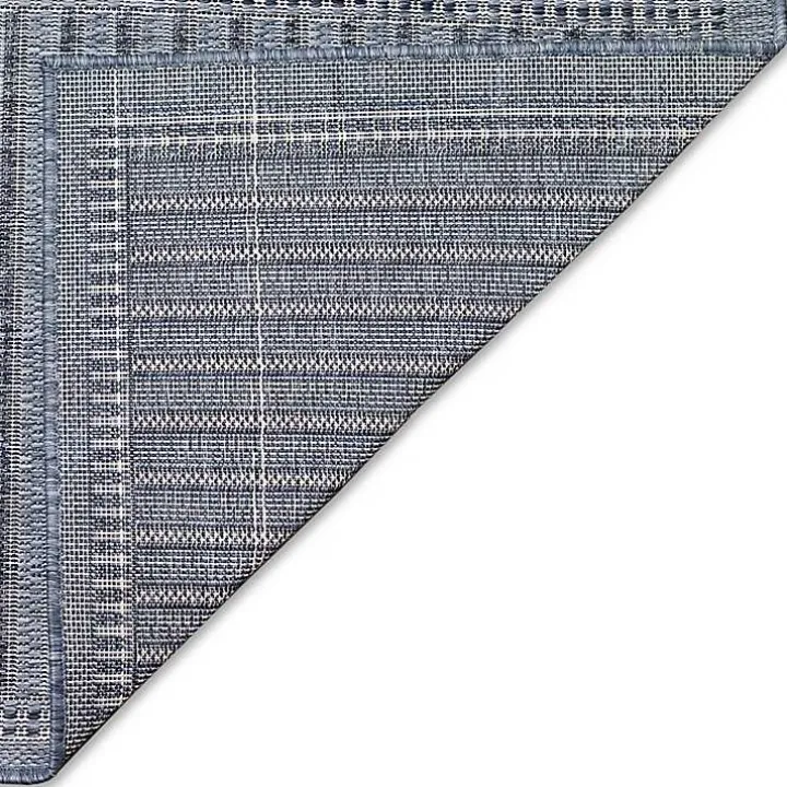 Kaya Navy Gradient Indoor/Outdoor Area Rug, 6x9
