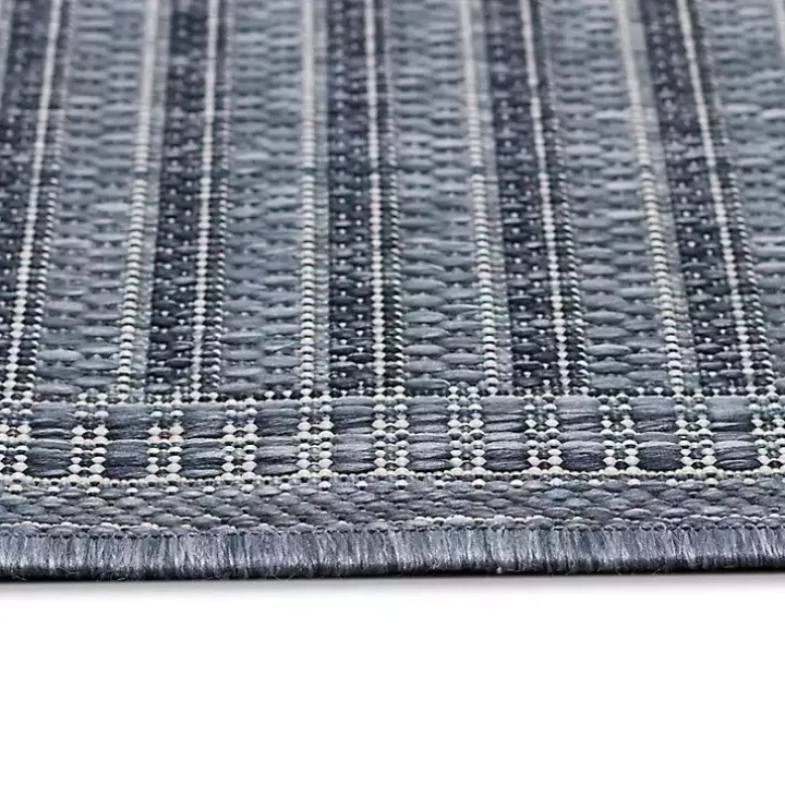 Kaya Navy Gradient Indoor/Outdoor Area Rug, 6x9