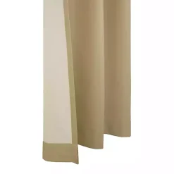 Khaki Room Darkening Curtain Panel Set, 72 in.