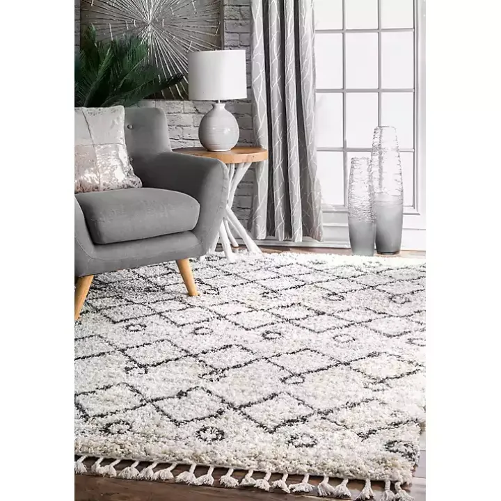 Kristi Shag Transitional Area Rug, 5x7