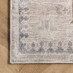 Krystin Distressed Washable Area Rug, 5x8