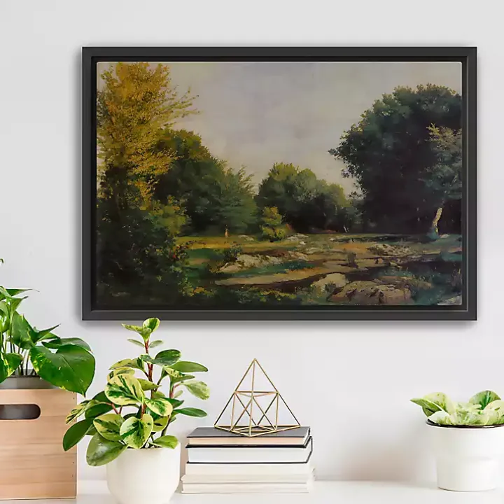 La Clairiere Framed Canvas Art Print, 18x26