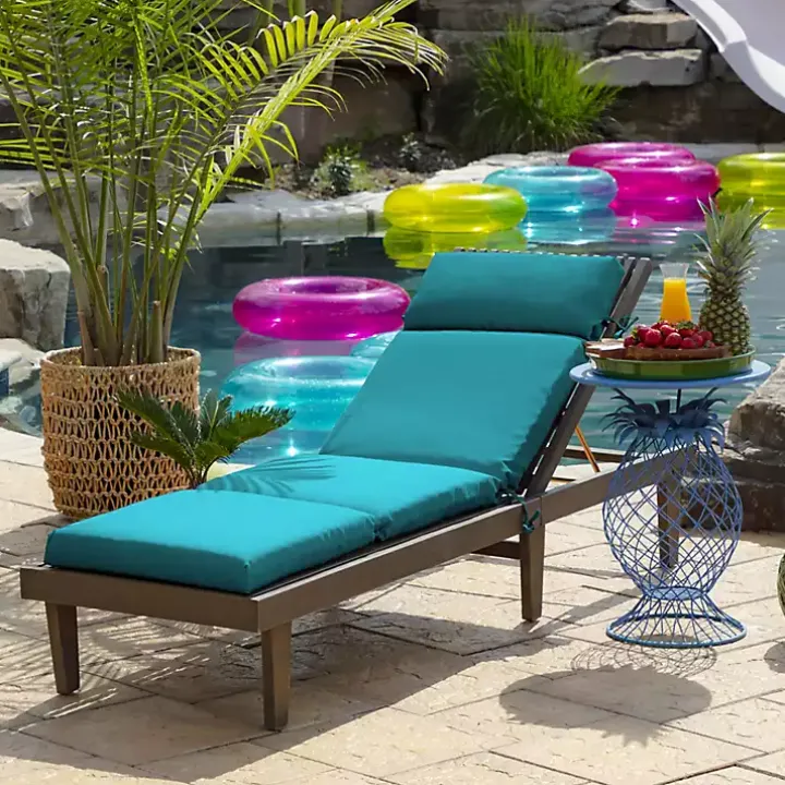 Lake Blue Leala Outdoor Chaise Cushion