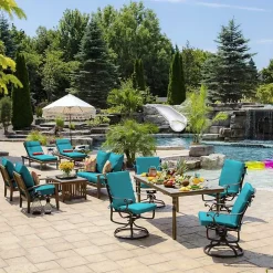 Lake Blue Leala Outdoor Chaise Cushion
