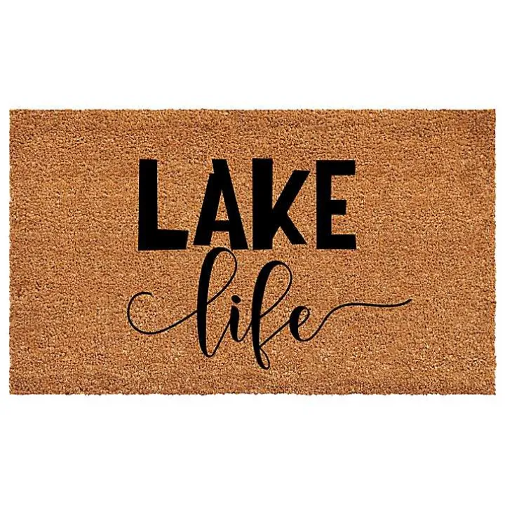 Lake Life Script Doormat