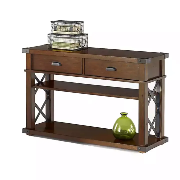 Lambert Double X Frame Console Table