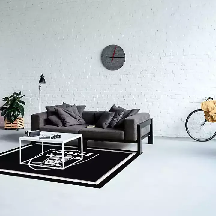 Las Vegas Raiders Area Rug, 4x6