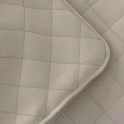 Latte Stitched Diamond 3-pc. Queen Quilt Set