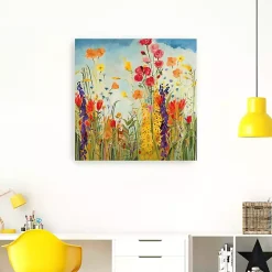 Laughter Giclee Canvas Art Print, 40x40 in.
