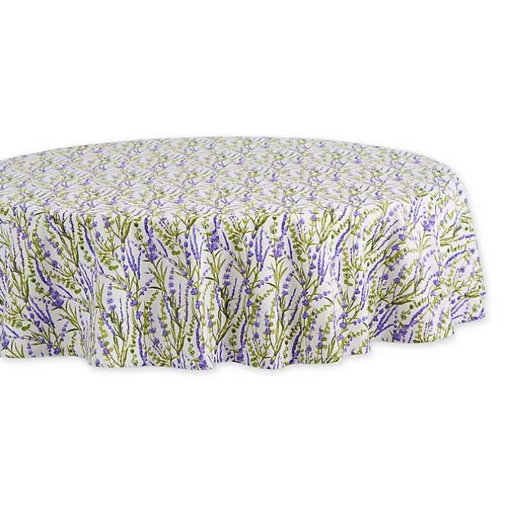 Lavender Fields Round Tablecloth