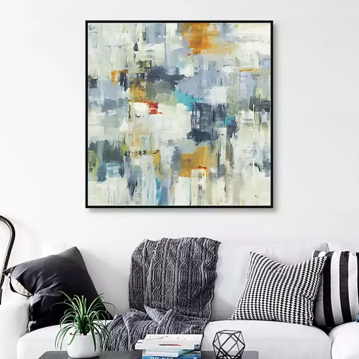 Layers of Life II Framed Canvas Art Print