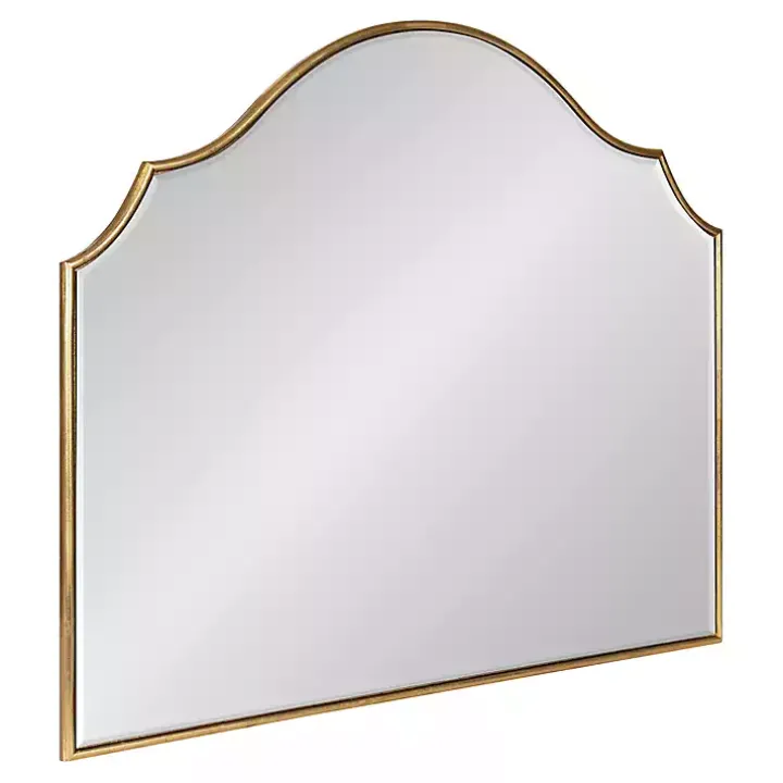 Leanna Gold Arched Frame Mirror