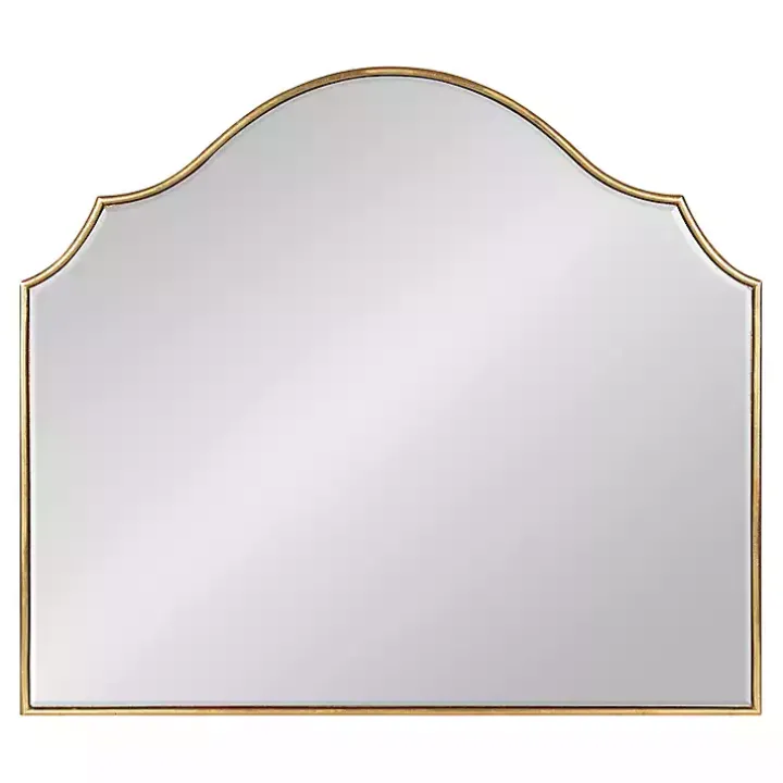 Leanna Gold Arched Frame Mirror
