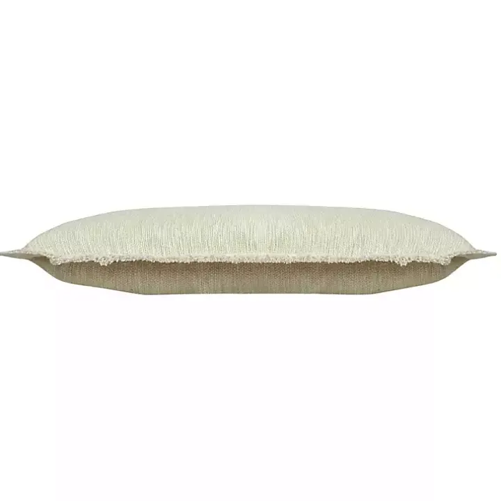 Lemonade Handwoven Appen Lumbar Pillow