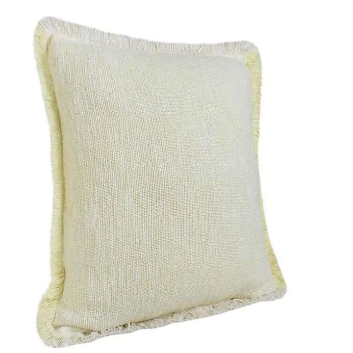 Lemonade Handwoven Appen Throw Pillow