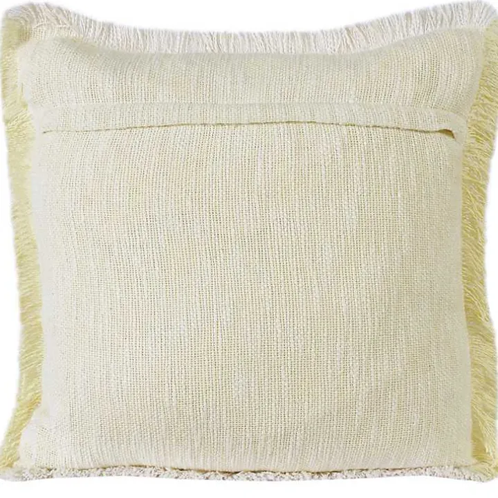 Lemonade Handwoven Appen Throw Pillow