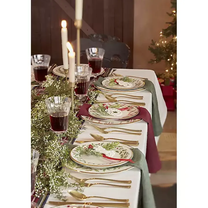 Lenox Holiday Plaid 12-pc. Dinnerware Set