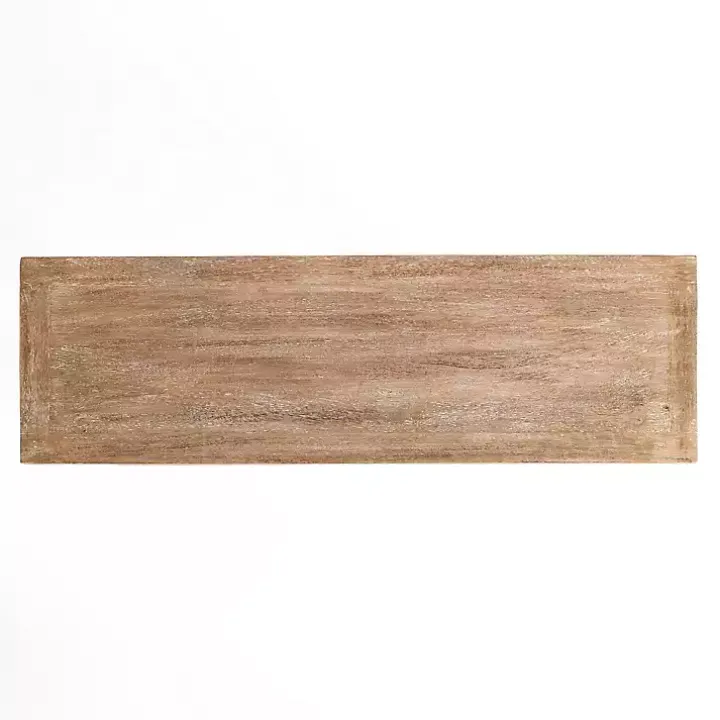 Leo Natural Wood Console Table