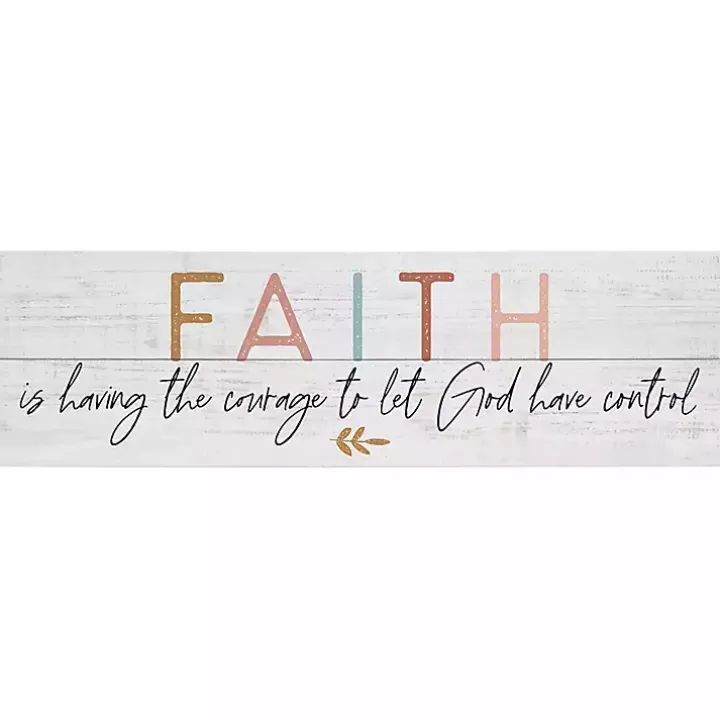 Let God Have Control Wall Plaque