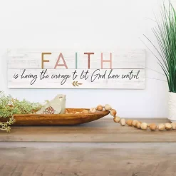 Let God Have Control Wall Plaque