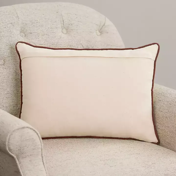 Let it Snow Diamond Woven Pillow