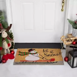 Let It Snow Festive Christmas Doormat