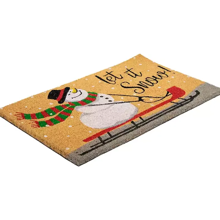 Let It Snow Festive Christmas Doormat
