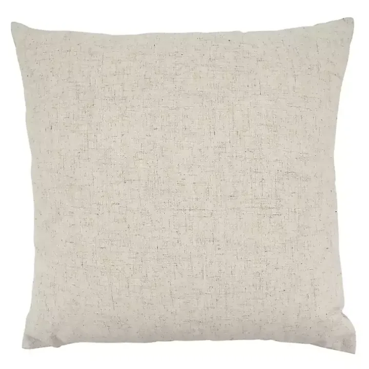 Let's Snuggle Embroidered Throw Pillow