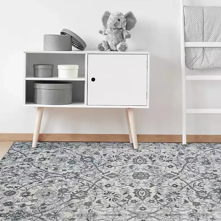 Light Blue Alex Area Rug, 5x7