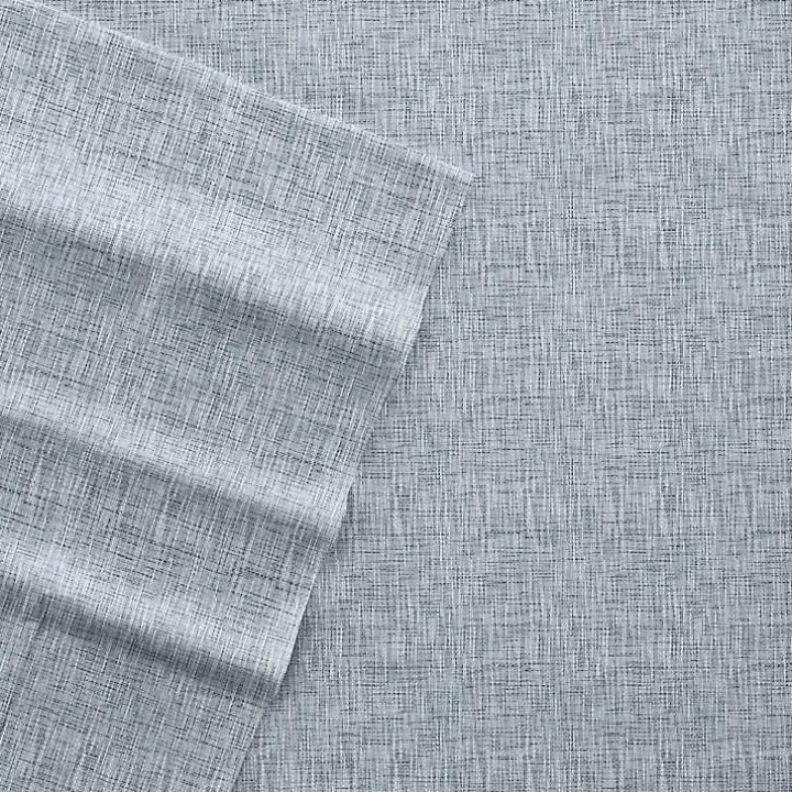 Light Blue Chambray 4-pc. Full Bed Sheet Set
