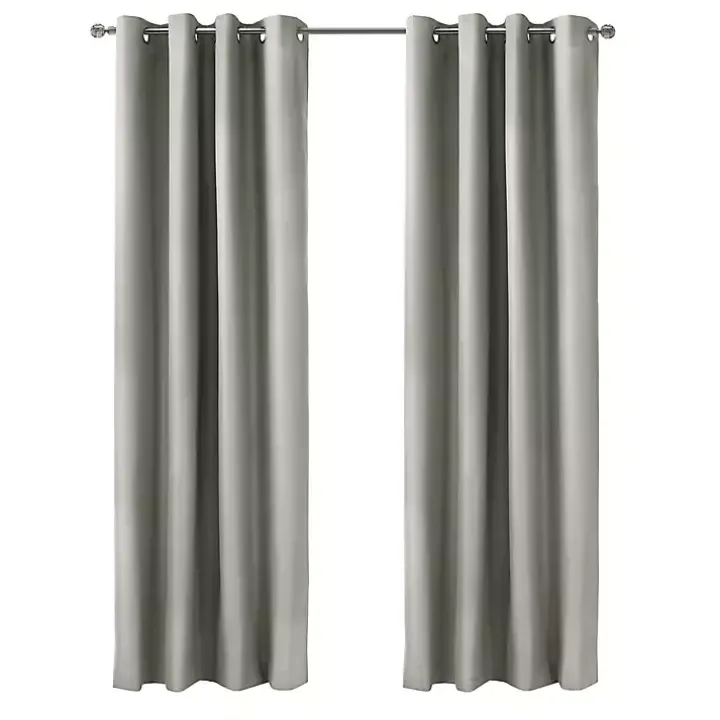 Light Gray Alpine Blackout Curtain Panel, 63 in.