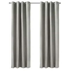 Light Gray Alpine Blackout Curtain Panel, 84 in.