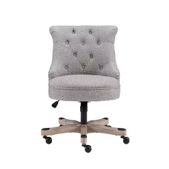 Light Gray Miller Tufted Office Chair