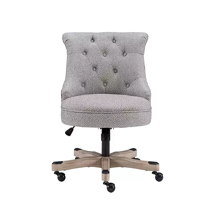 Light Gray Miller Tufted Office Chair