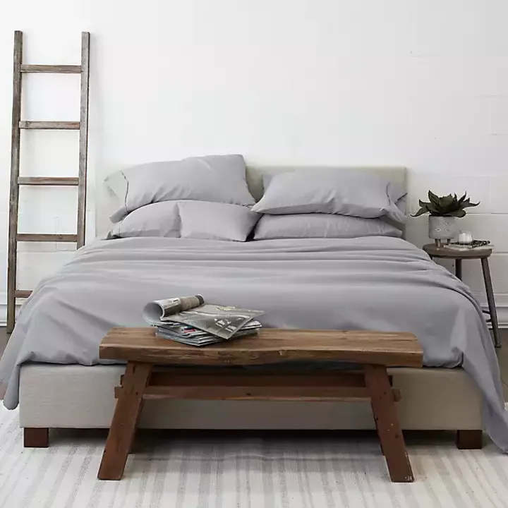 Light Gray Soft 6-pc. California King Sheet Set