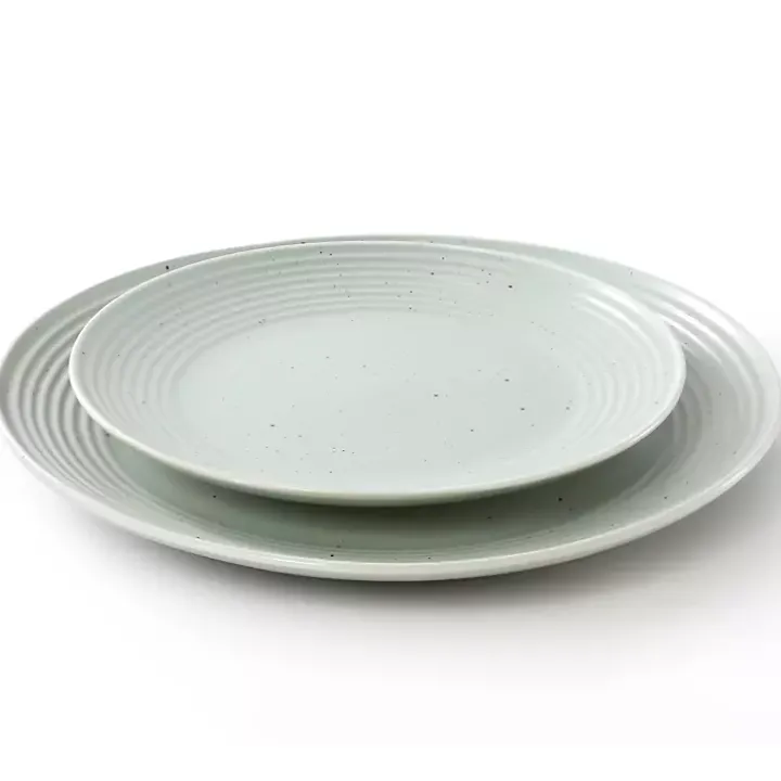 Light Green Emilia Stoneware 16-pc. Dinnerware Set