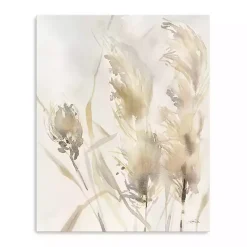 Light Pampas Grasses Canvas Art Print, 24x30 in.