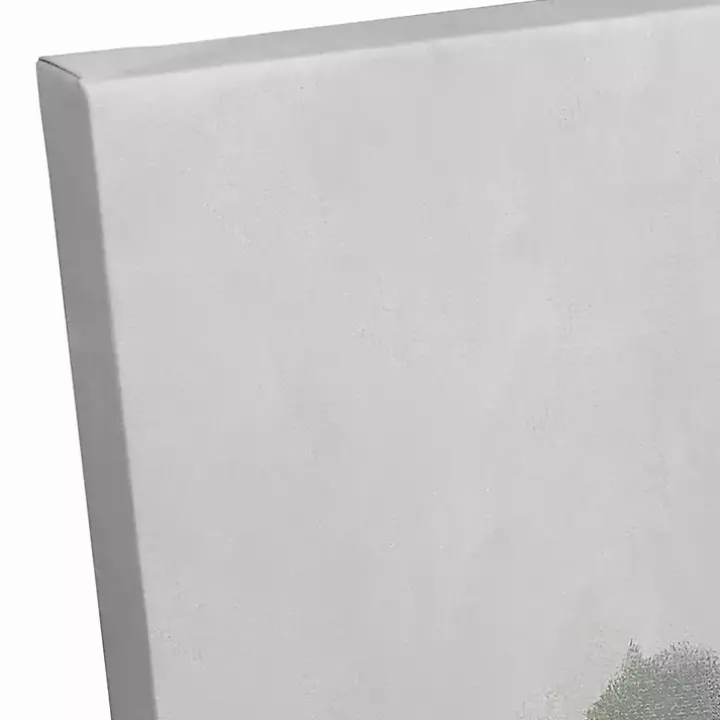 Light Vase Botanical Canvas Art Print