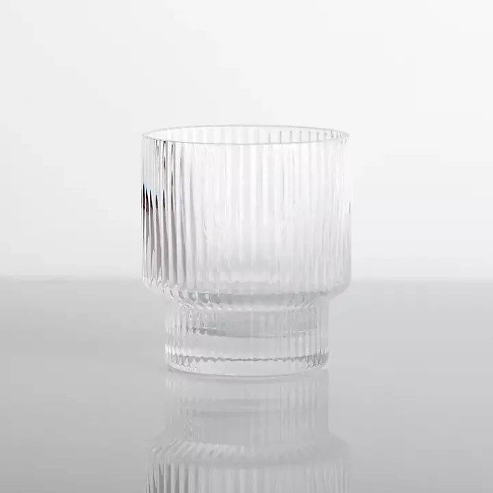 Linear Ribbed Short Glass