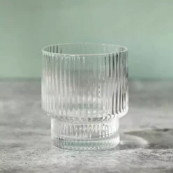 Linear Ribbed Short Glass