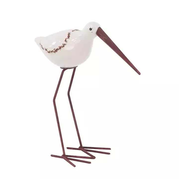 Long Beak Stoneware Bird Figurines, Set of 3