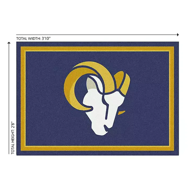 Los Angeles Rams Area Rug, 3x4